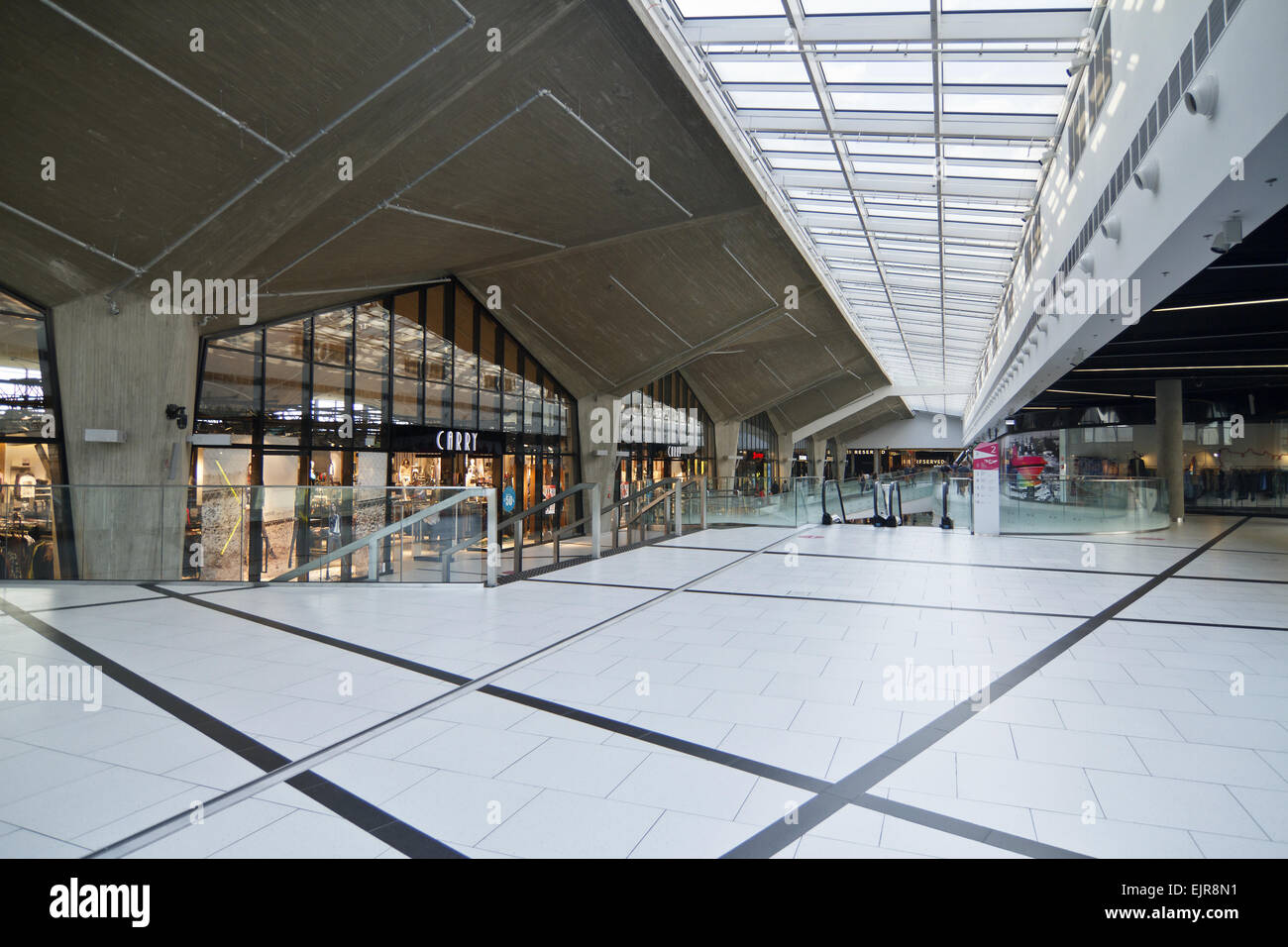 Galeria Katowicka - interior of shopping center in Katowice, Poland. Stock Photo