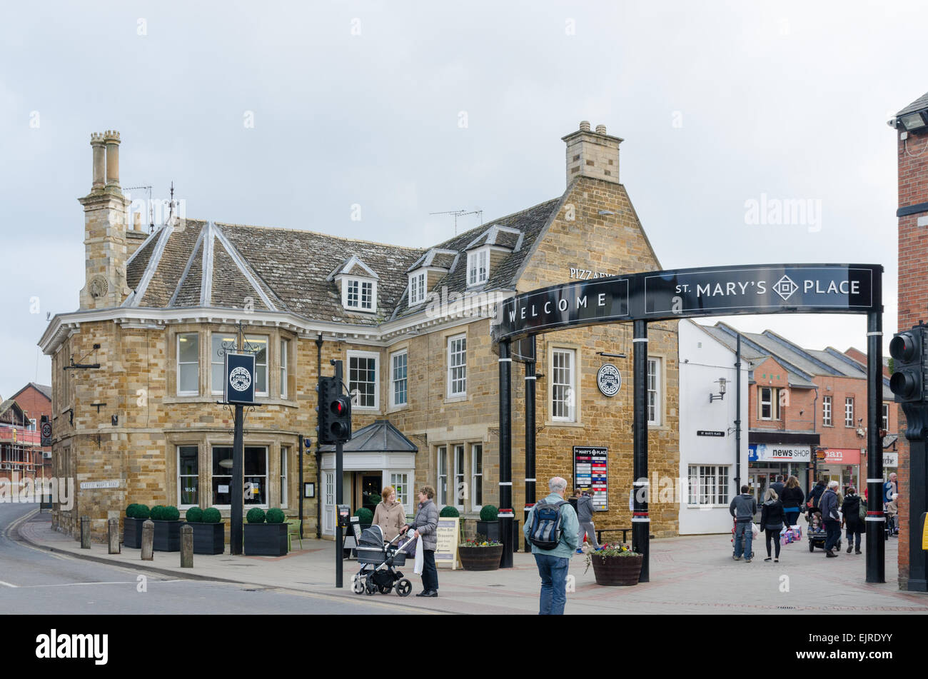 St Mary s Place Shopping Precinct In Market Harborough Leicestershire St Mary s Place Shopping Precinct In Market Harborough Leicestershire