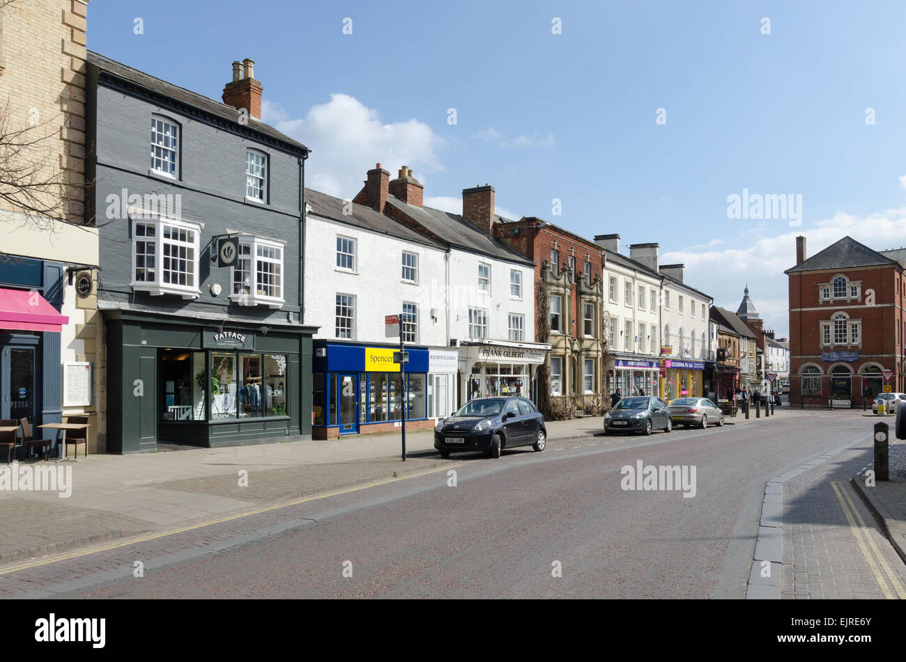 Shops Lining The High Street In Market Harborough Stock Photo Alamy Shops Lining The High Street In Market Harborough Stock Photo Alamy