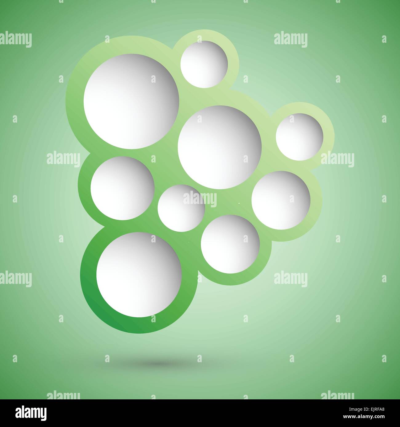 Abstract green speech bubble background, stock vector Stock Vector ...