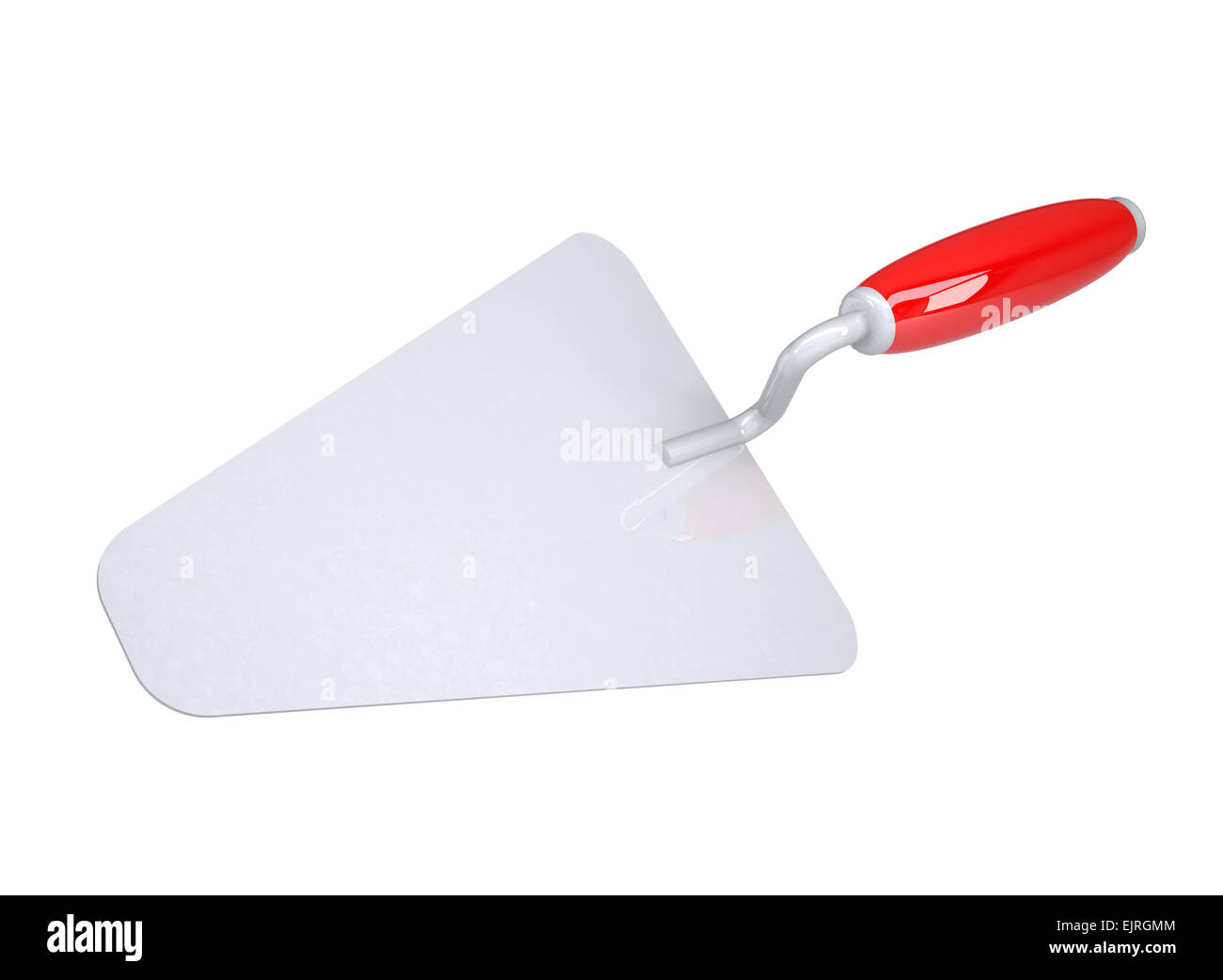 Construction trowel. Isolated Stock Photo Alamy