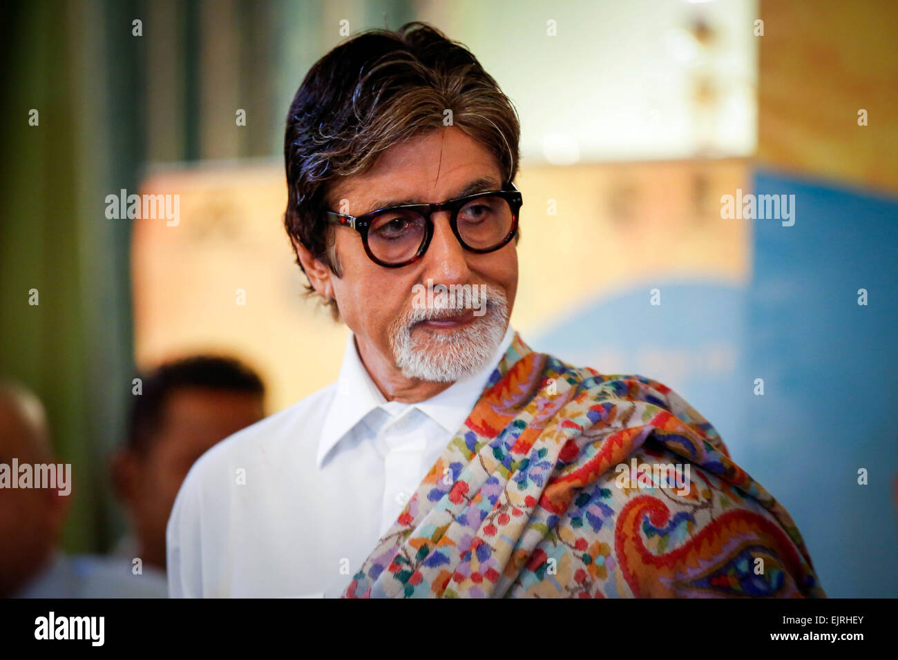 Cairo, Egypt. 31st Mar, 2015. India's megastar Amitabh Bachchan ...