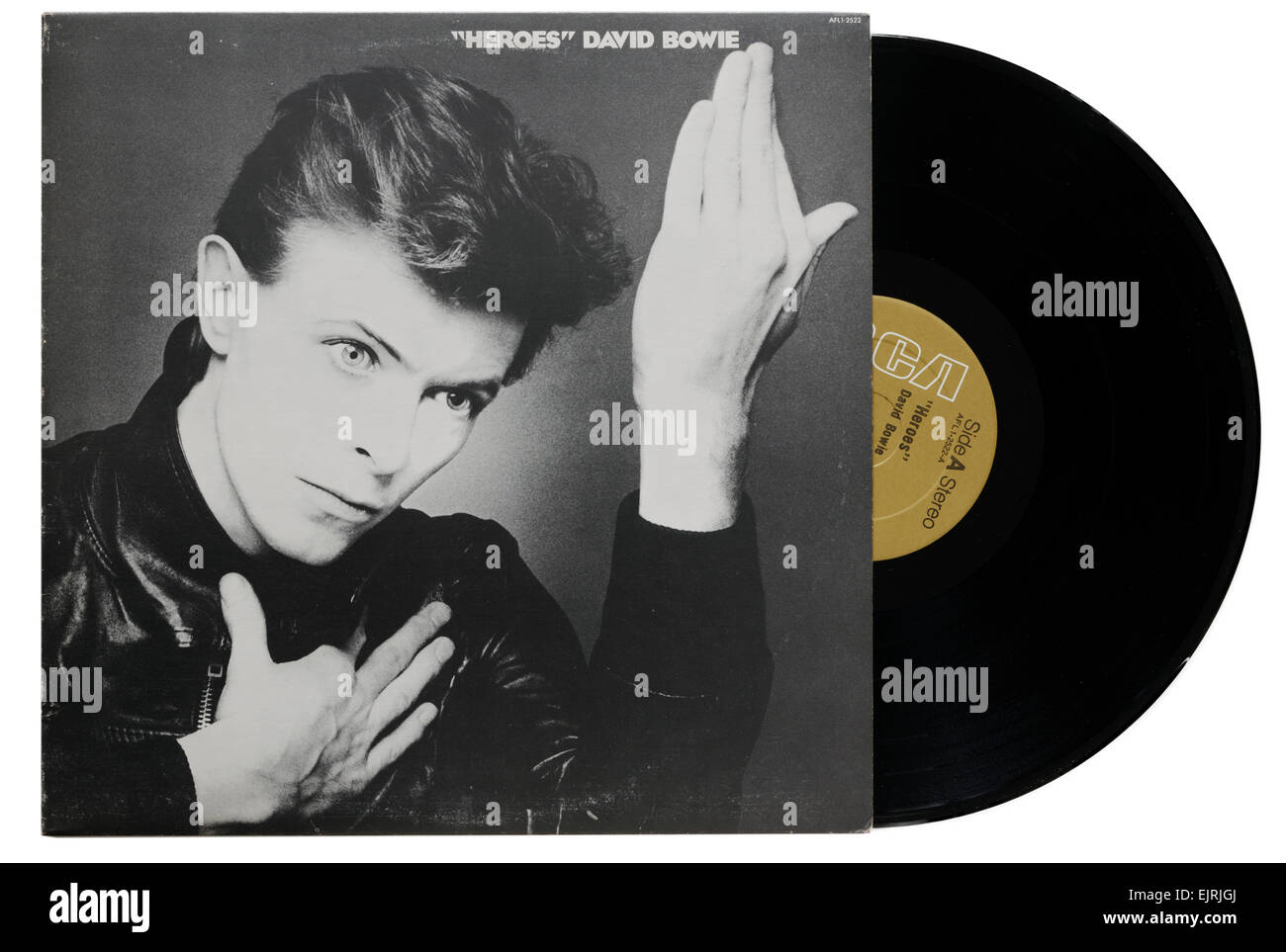 David Bowie Heroes album Stock Photo