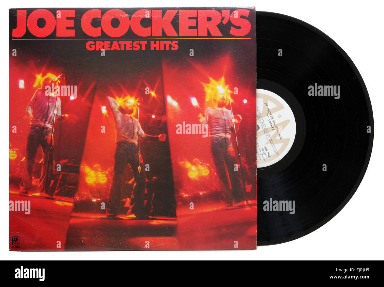Joe Cocker greatest hits album Stock Photo - Alamy