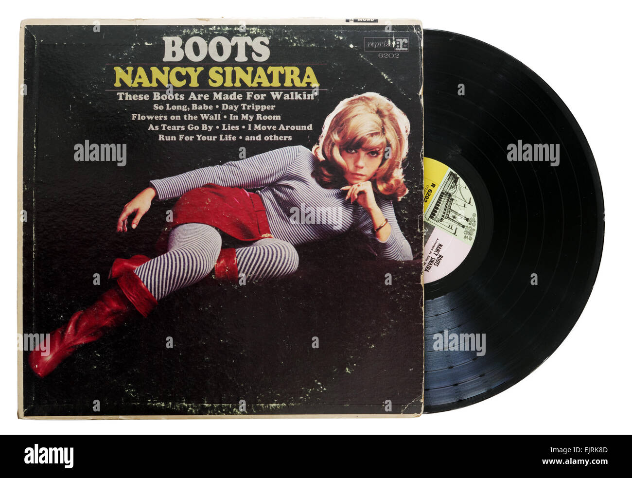 Nancy Sinatra album Boots Stock Photo