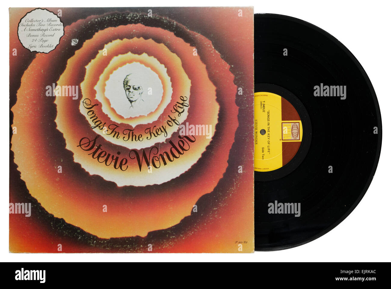 Stevie Wonder Songs in the Key of Life album Stock Photo - Alamy