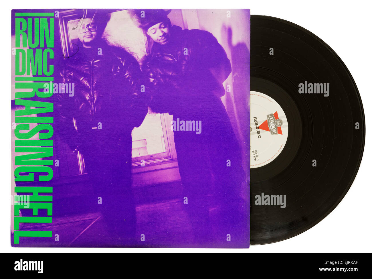 Run Dmc Raising Hell Album Stock Photo Alamy