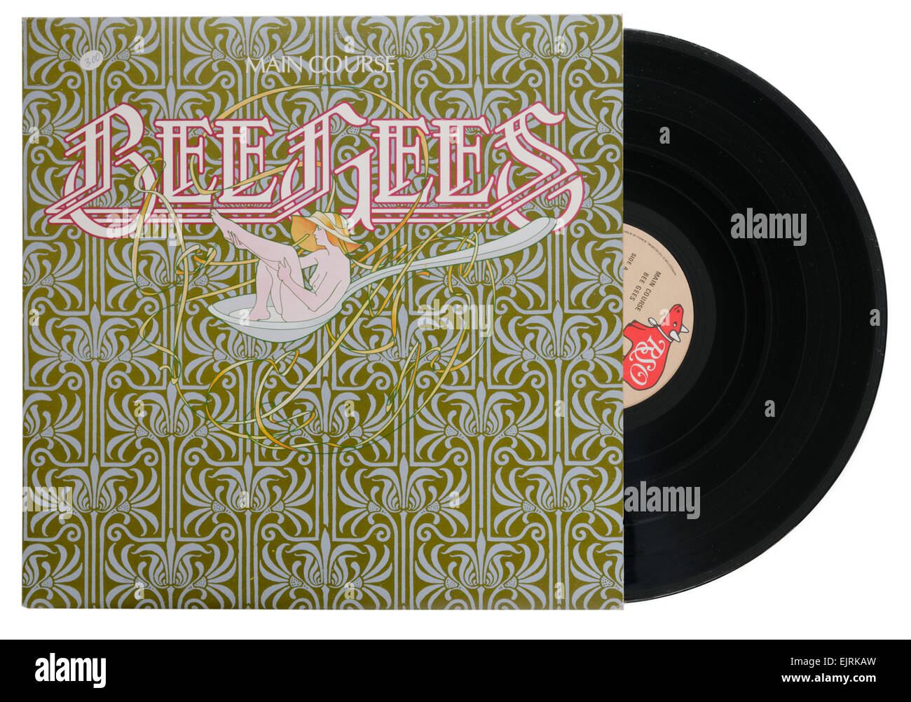 Bee Gees album Main Course Stock Photo