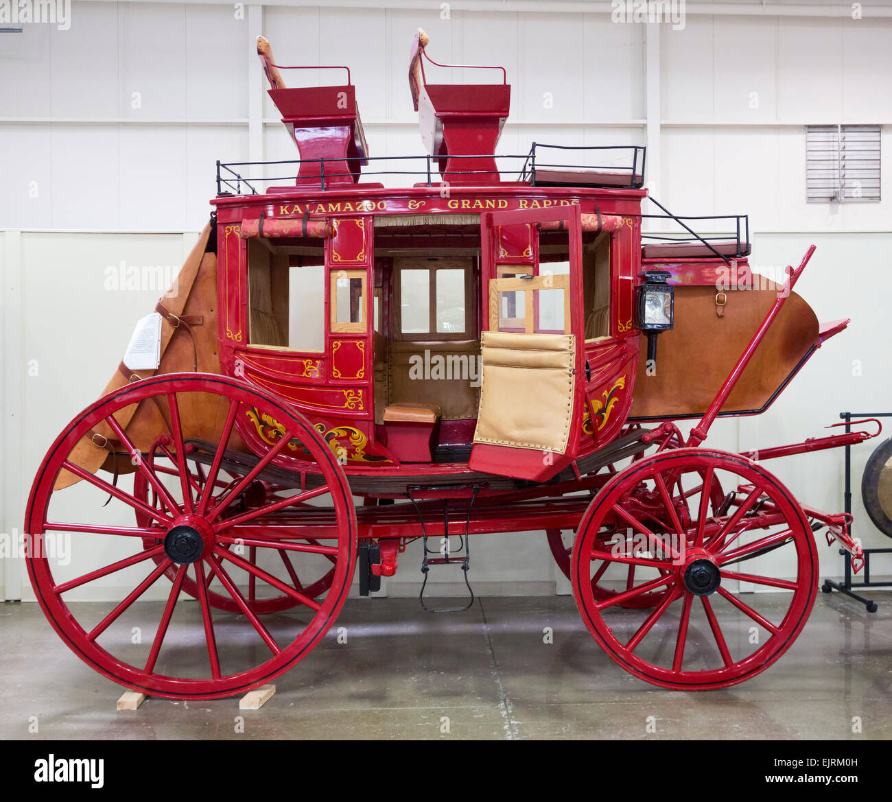 Chesterfield Twp., Michigan An 1860 AbbottDowning stagecoach on