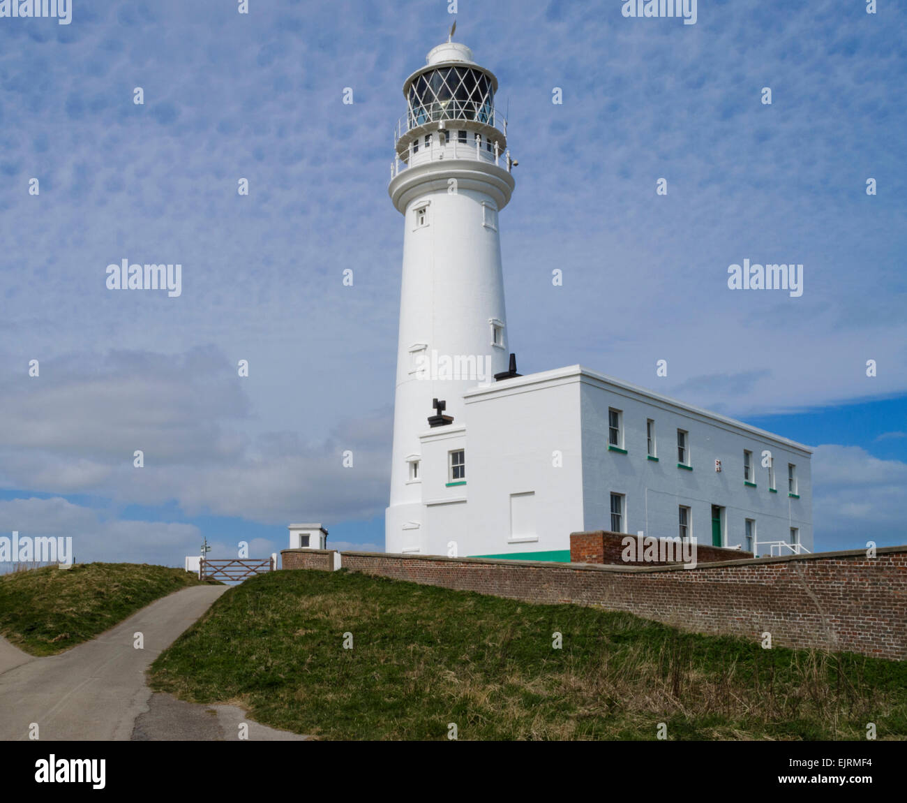 Typical Lighthouse Flamborough Head lighthouse a typical British or English coastal scene ...