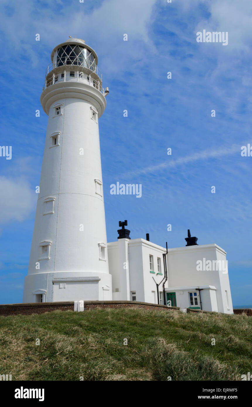 Typical Lighthouse Flamborough Head lighthouse a typical British or English coastal scene ...