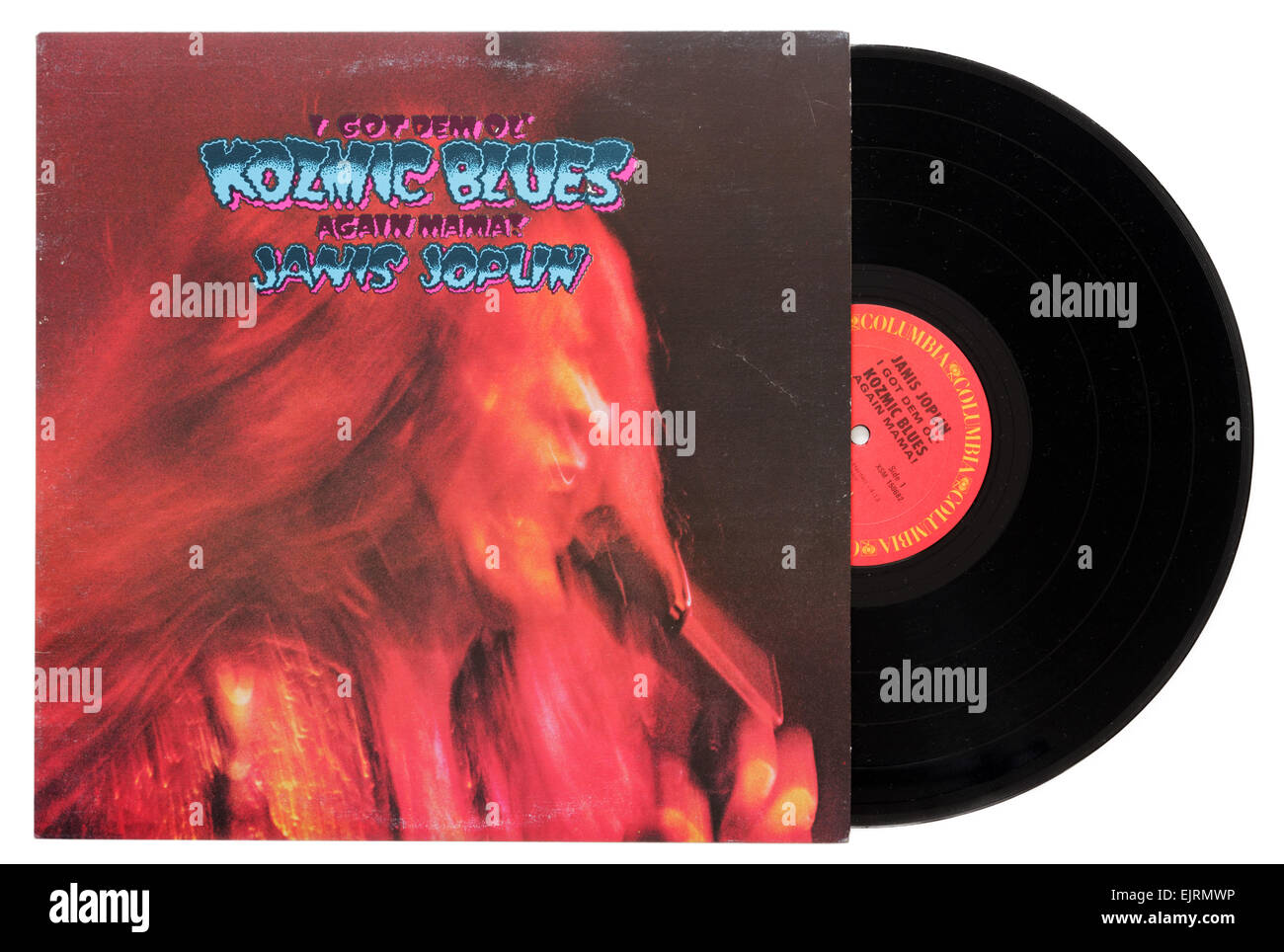 Janis Joplin I Got Dem Old Kozmic Blues again Mama album Stock Photo