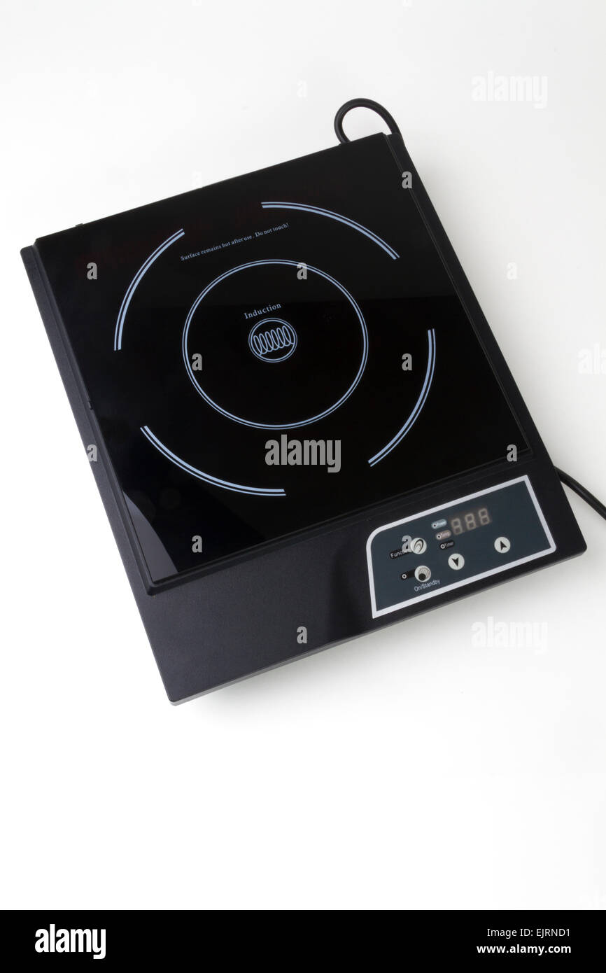 Electric induction cooking hob Stock Photo Alamy