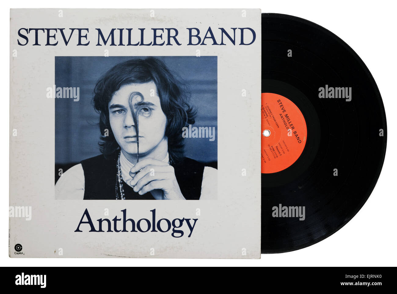 Steve Miller Band Anthology album Stock Photo Alamy