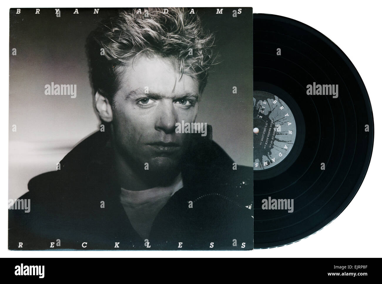 Bryan Adams Reckless album Stock Photo - Alamy