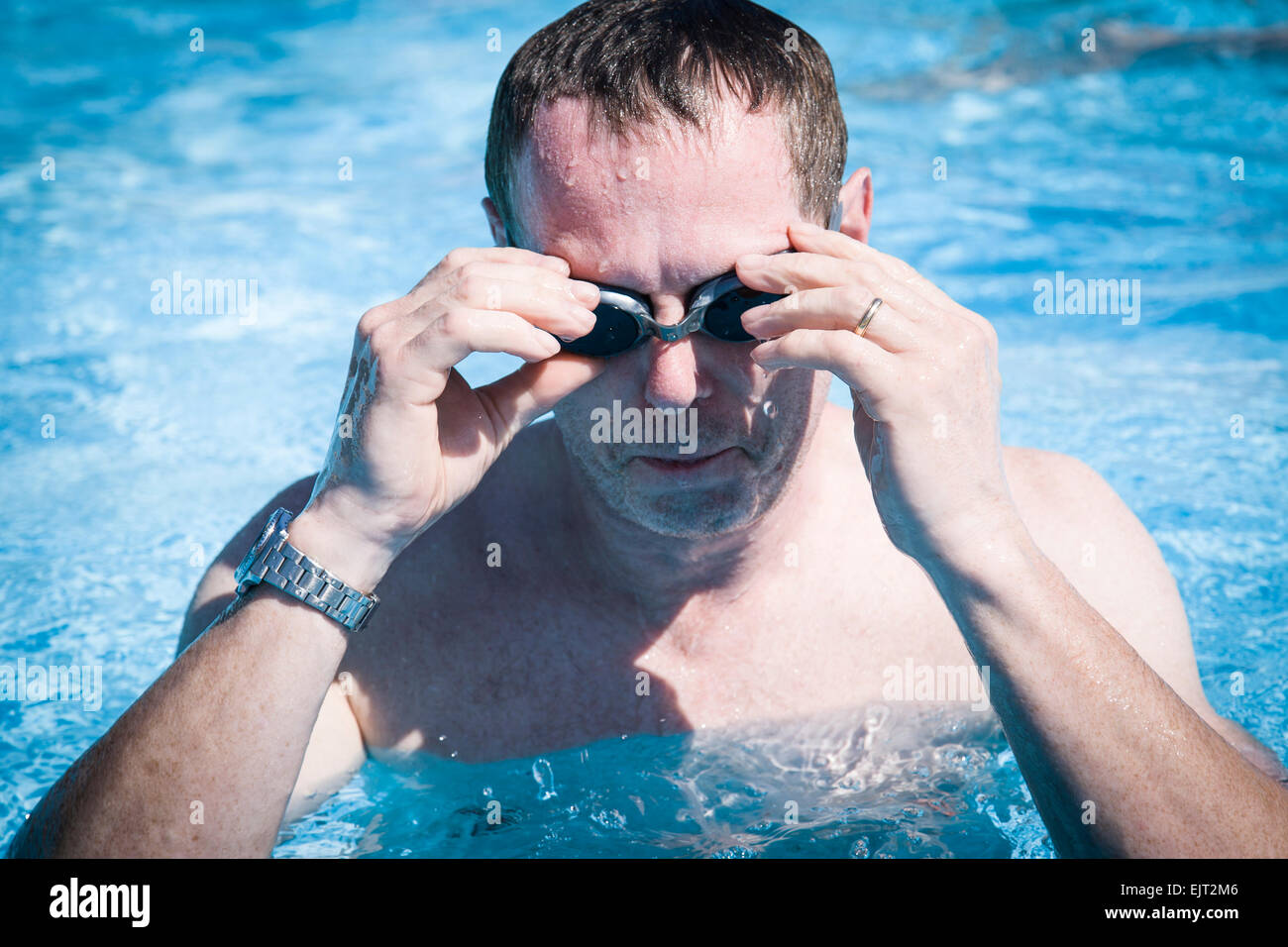 Pool watch wet hi-res stock photography and images - Alamy