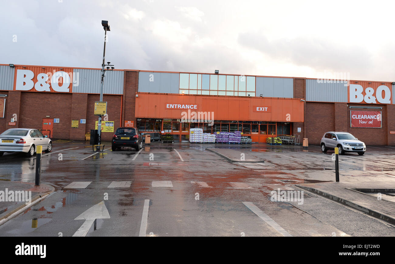 Pictured is the B&Q store in Hyde Cheshire B&Q is to close 60 store