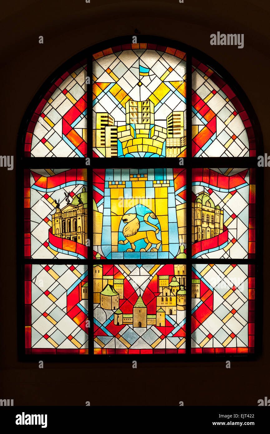 Mosaic of city coat of arms hi-res stock photography and images - Alamy