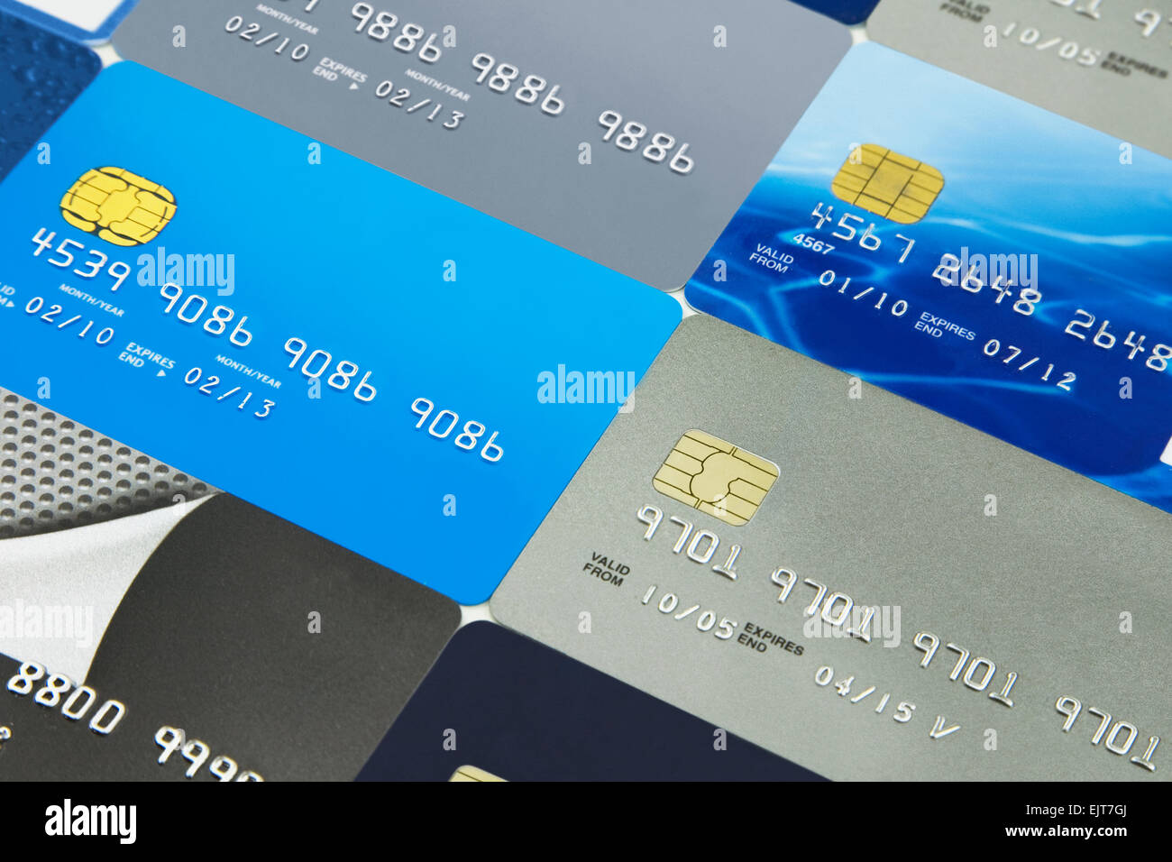 Credit cards and bank cards Stock Photo - Alamy