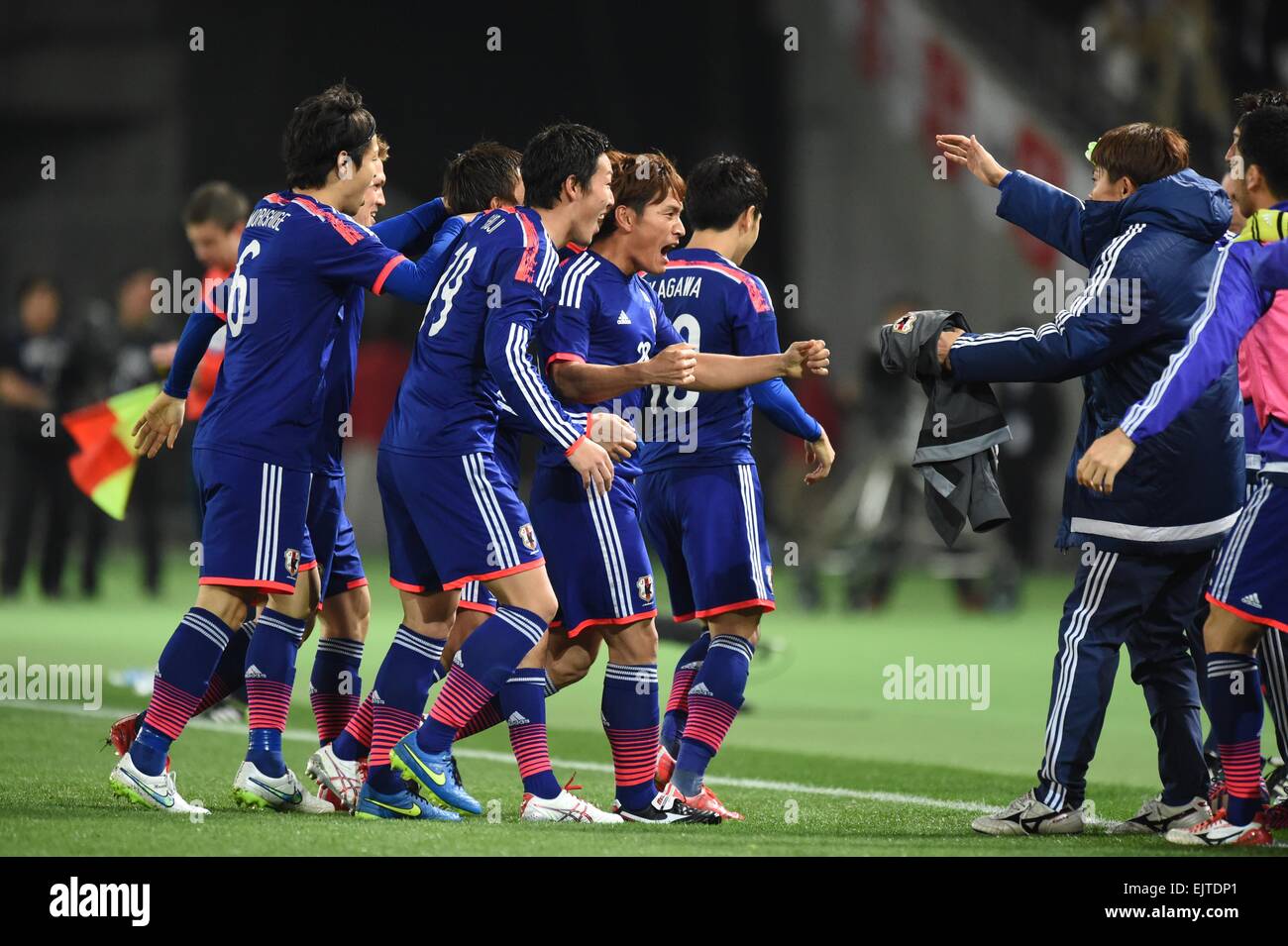 Tokyo, Japan. 31st Mar, 2015. Japan team group (JPN) Football/Soccer ...
