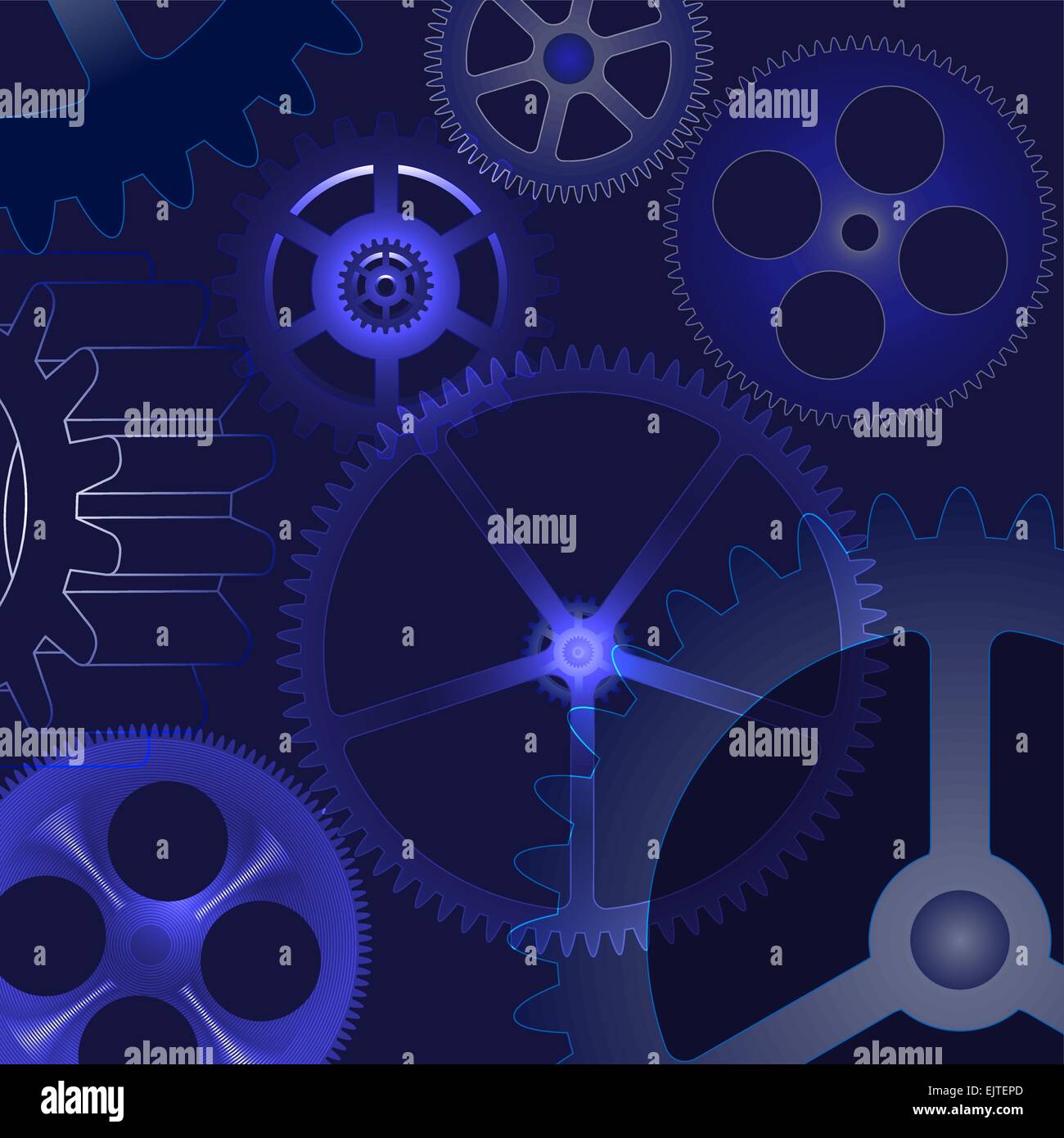Vector abstract background with gears Stock Vector