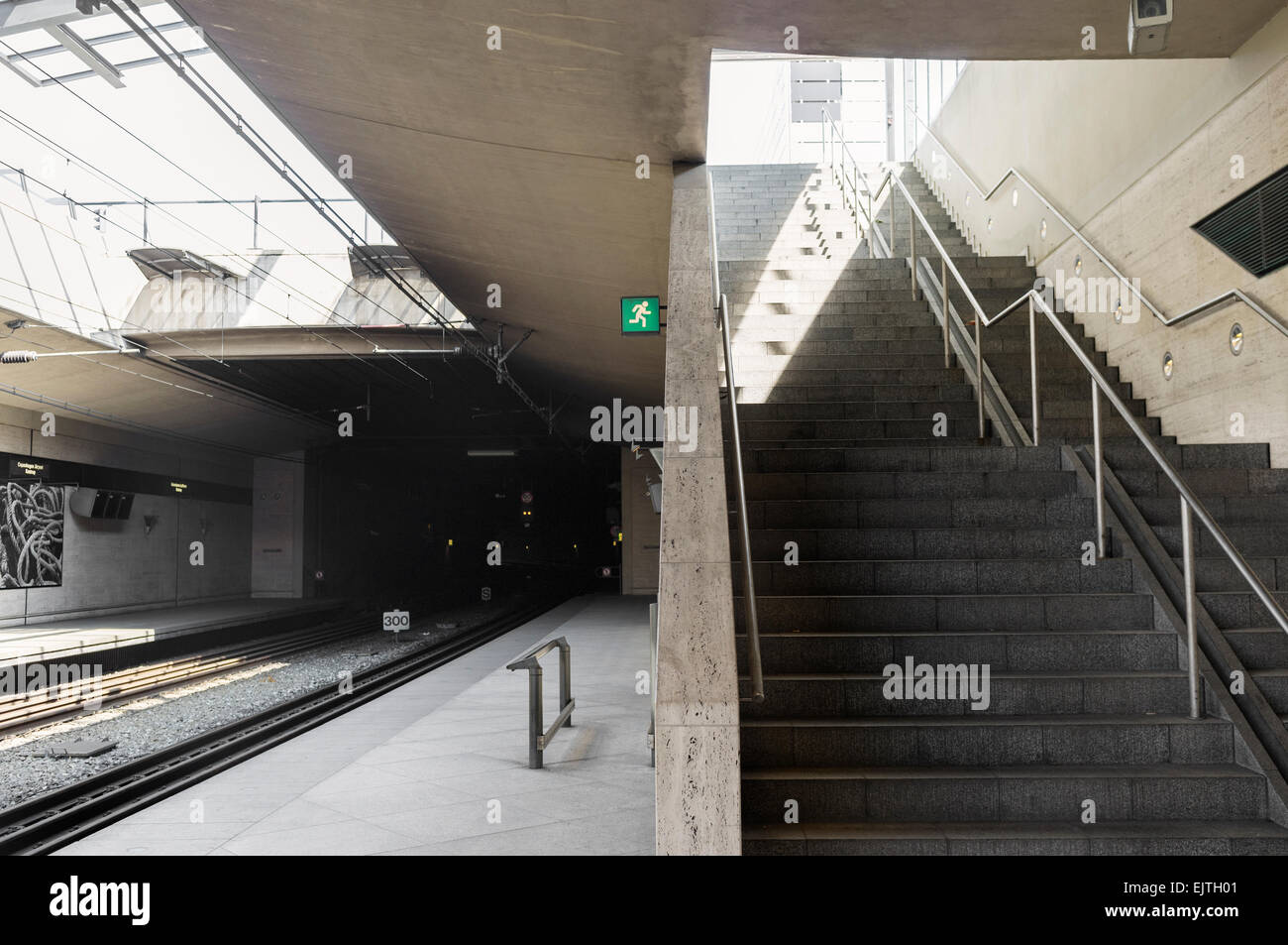 Steps in railway station Stock Photo Alamy