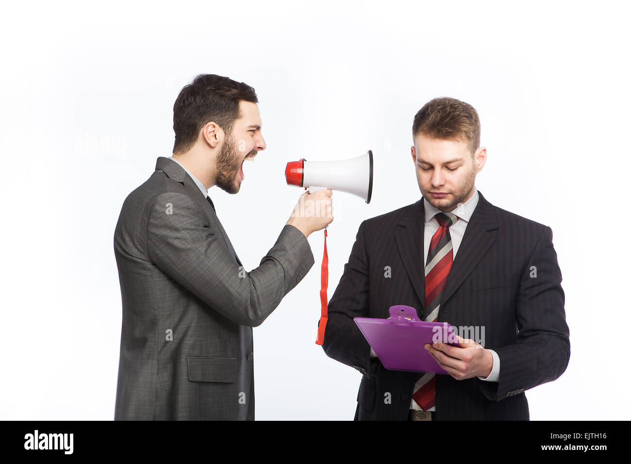 elegant businessmen isolated on white background Stock Photo - Alamy