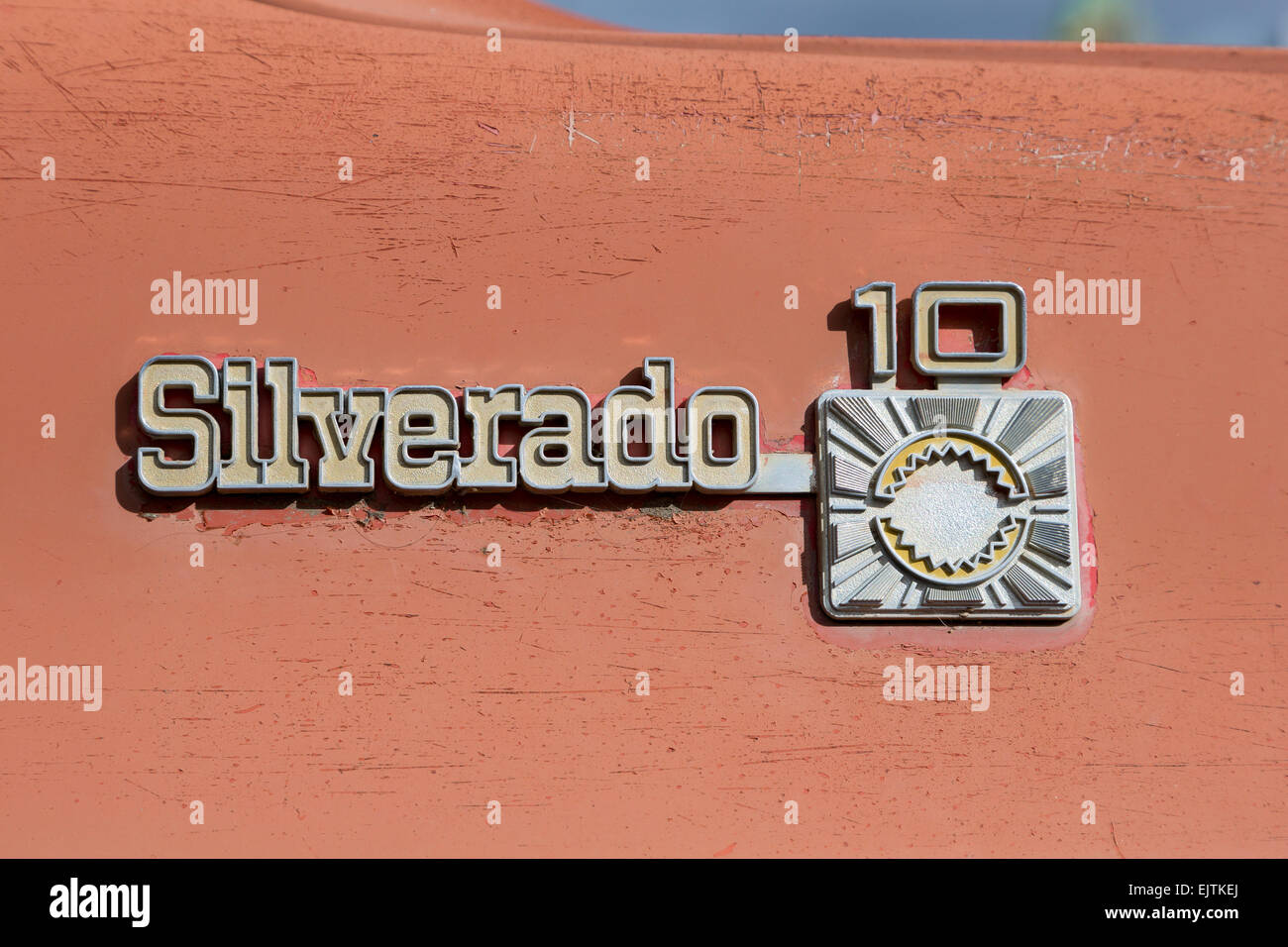 Chevrolet Suburban K10 400 Silverado, late 1970s/early 1980s.  Puerto Natales, Chile Stock Photo