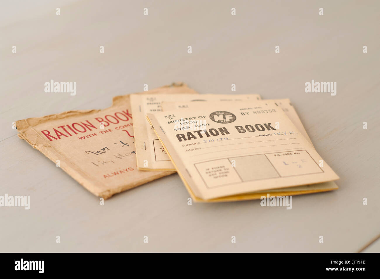 Ration Books from the 1950s Stock Photo - Alamy
