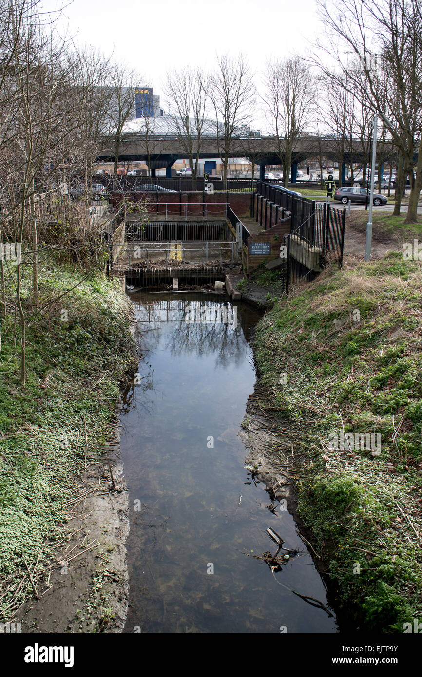 The River Sherbourne, Spon End, Coventry, UK Stock Photo Alamy