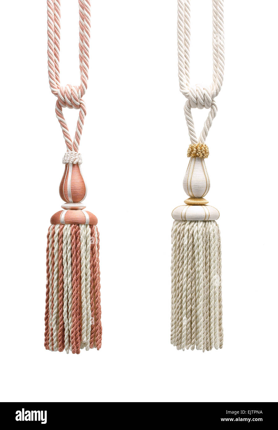 Beautiful curtain tassels for your beautiful house Stock Photo