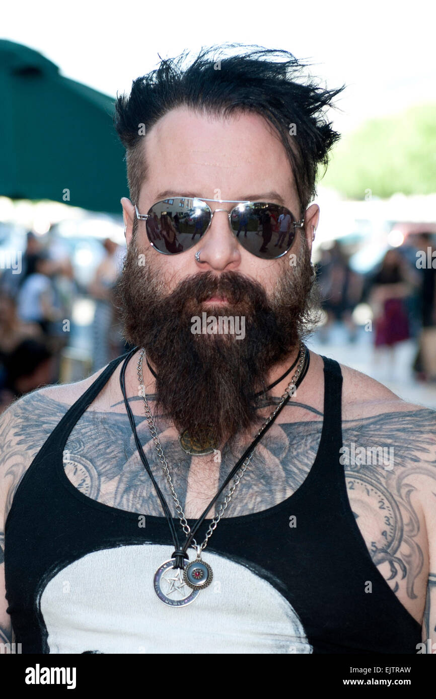 Burbank. 29th Mar, 2015. Glenn Hetrick attends the 'Monsterpalooza: The Art of Monsters' Convention at the Marriott Burbank Hotel & Convention Center on March 29, 2015 in Burbank./picture alliance © dpa/Alamy Live News Stock Photo