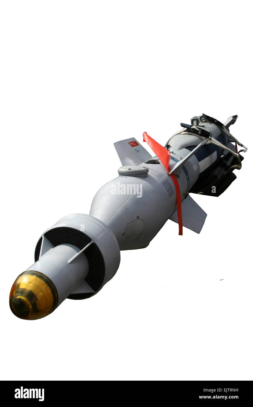 Paveway air to ground laser guided bomb Stock Photo