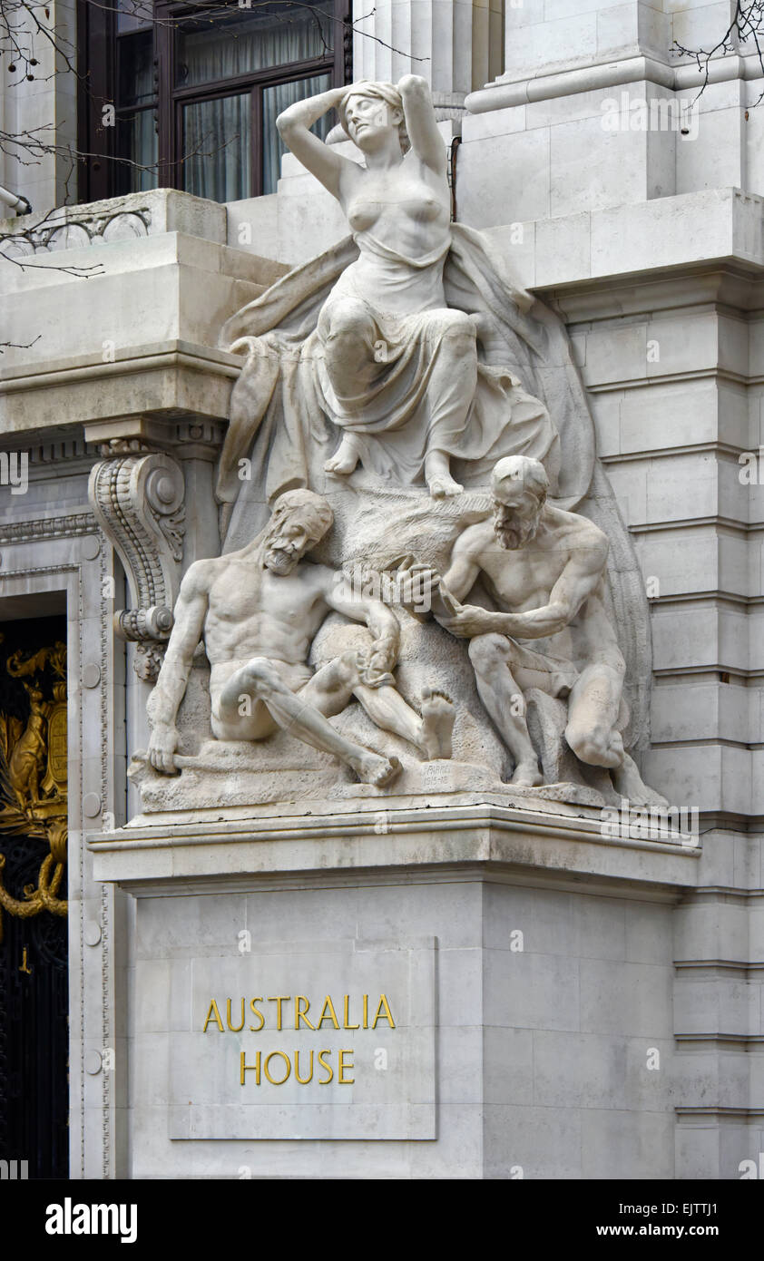 High Commission of Australia in London. Australia House, Strand, London, England, United Kingdom, Europe. Stock Photo