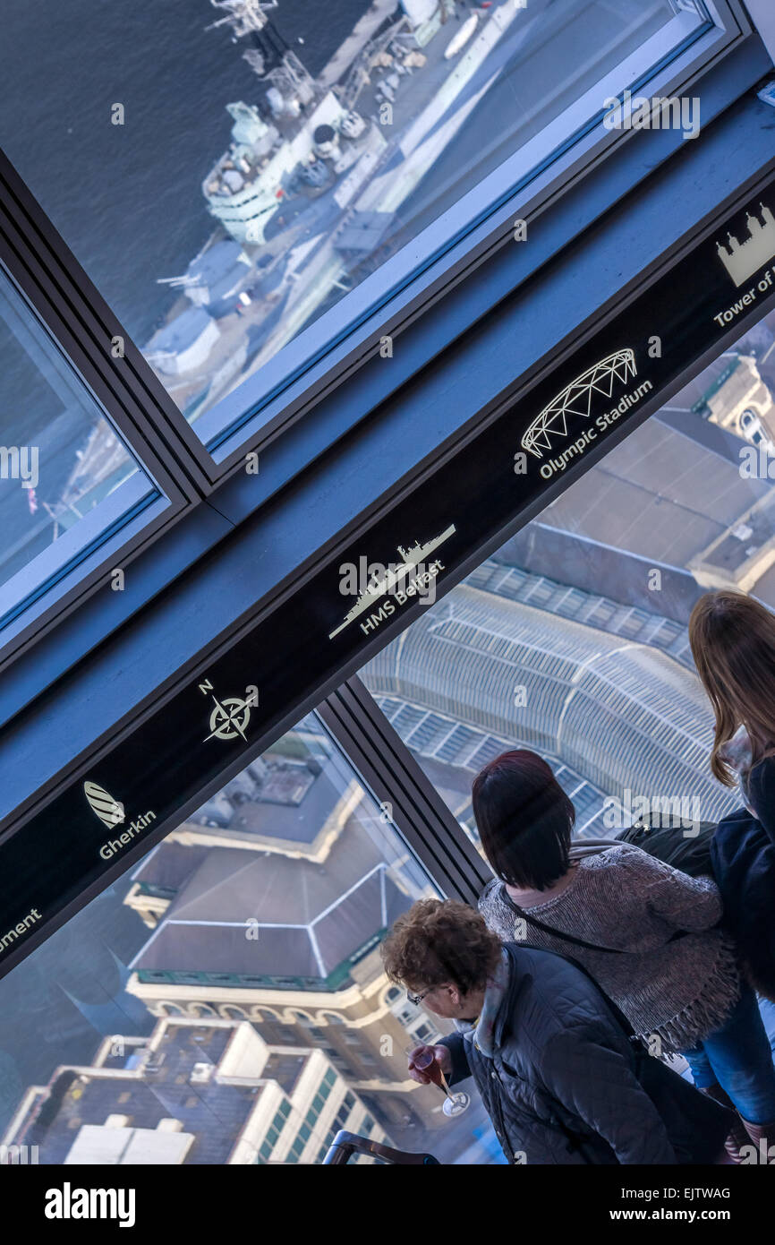 Viewing Platform - The Shard Stock Photo