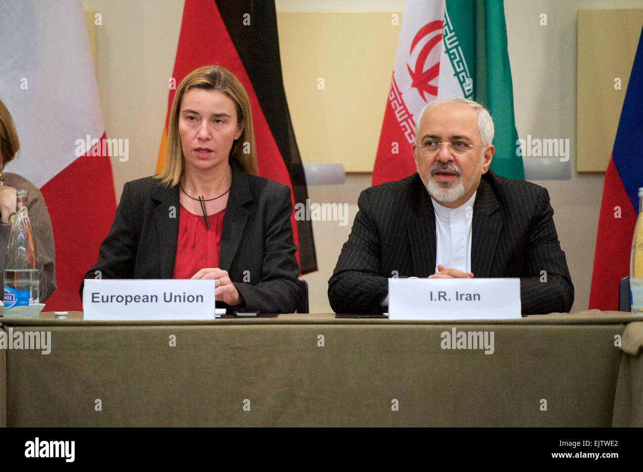 Zarif and mogherini hi-res stock photography and images - Alamy