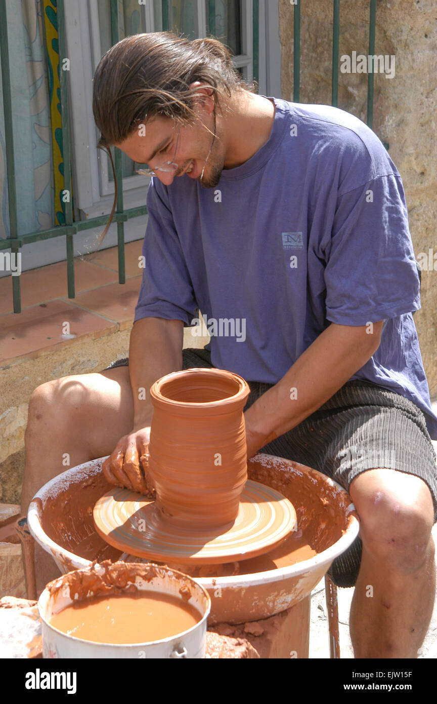 Potter at work Stock Photo Alamy