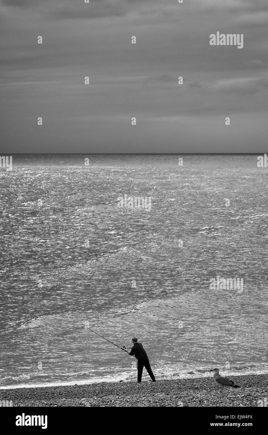 The old man and the sea Black and White Stock Photos & Images - Alamy
