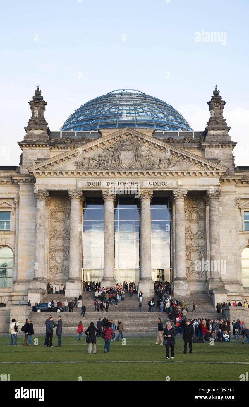 The Parliament building in Berlin in Germany Stock Photo - Alamy
