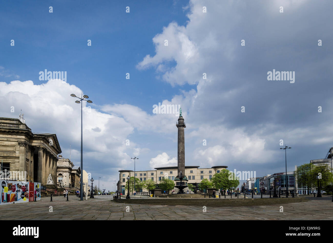 Wellington's Column (or Waterloo Memorial) in Liverpool, UK Stock Photo