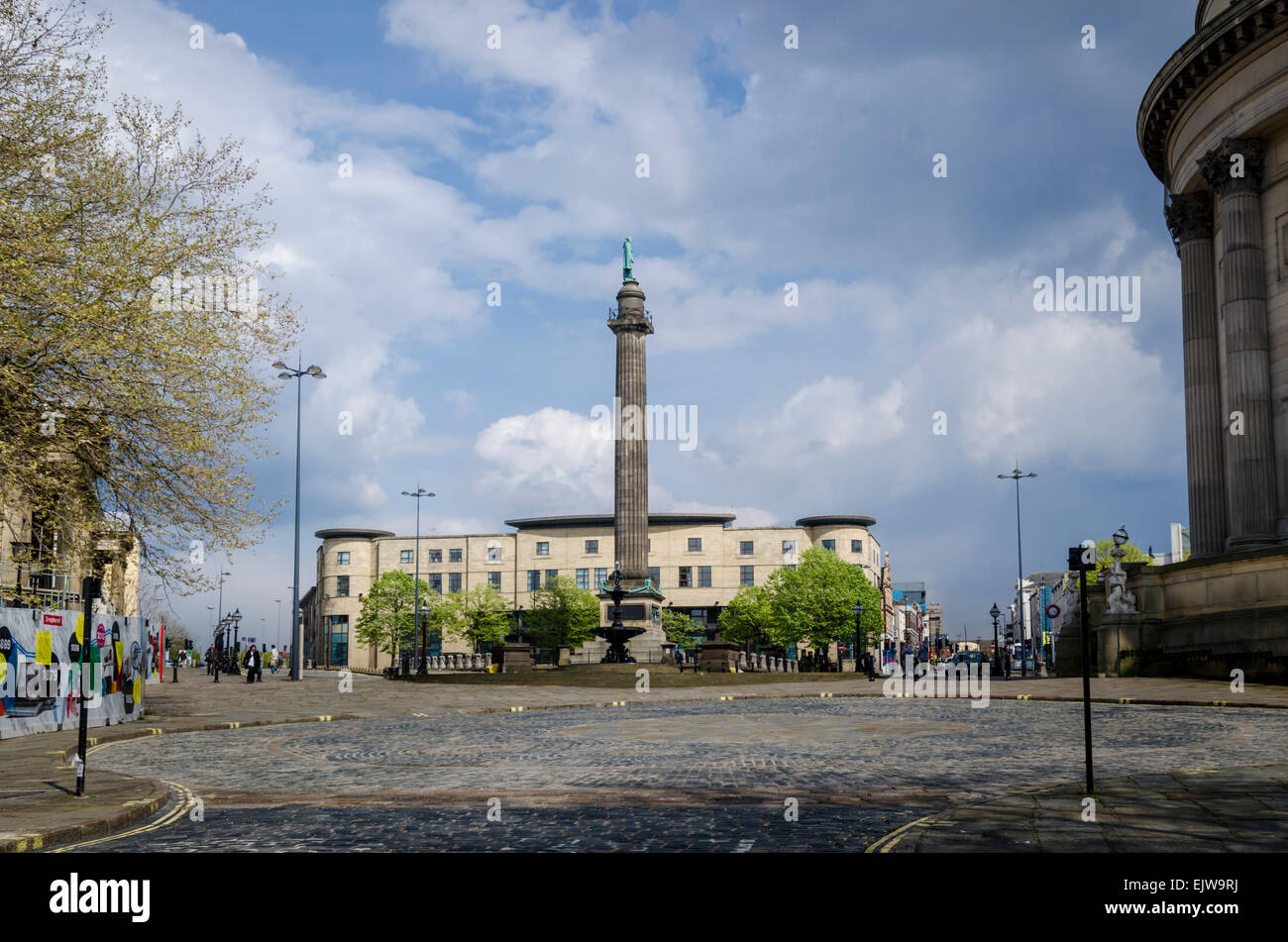 Wellington's Column (or Waterloo Memorial) in Liverpool, UK Stock Photo