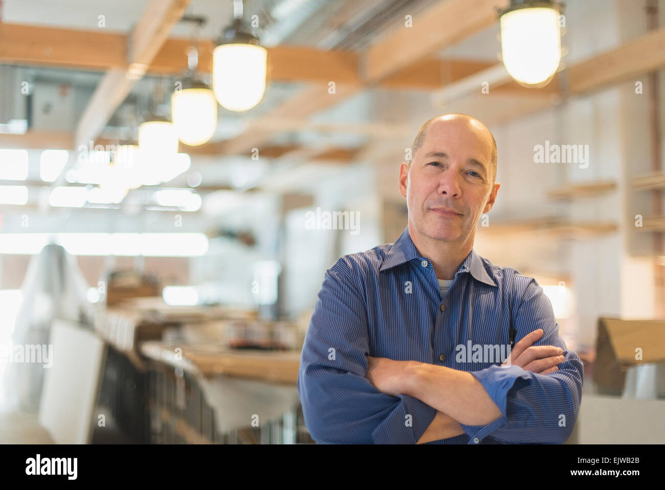 Portrait of business owner Stock Photo