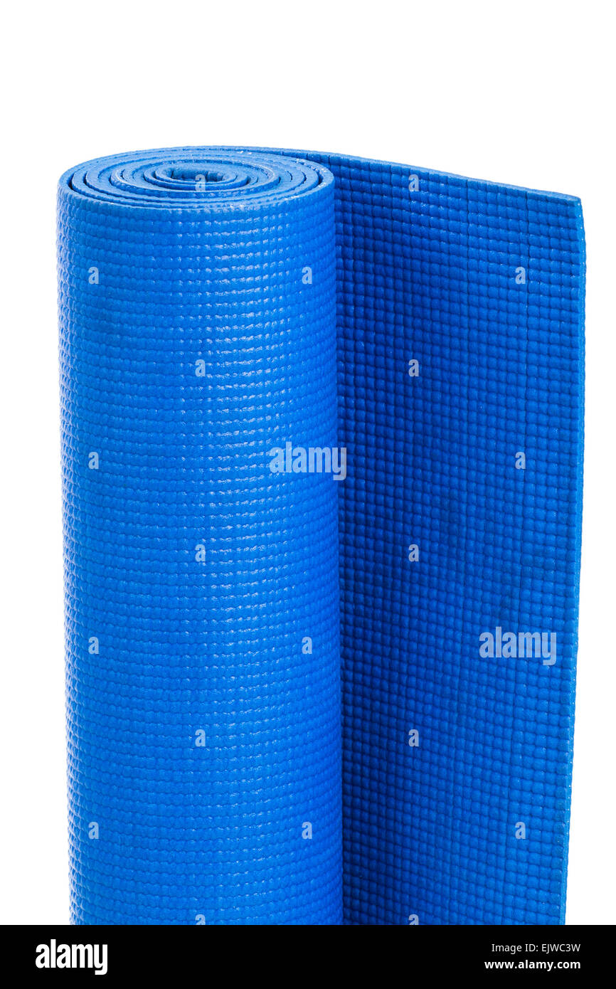 Yoga mat Stock Photo