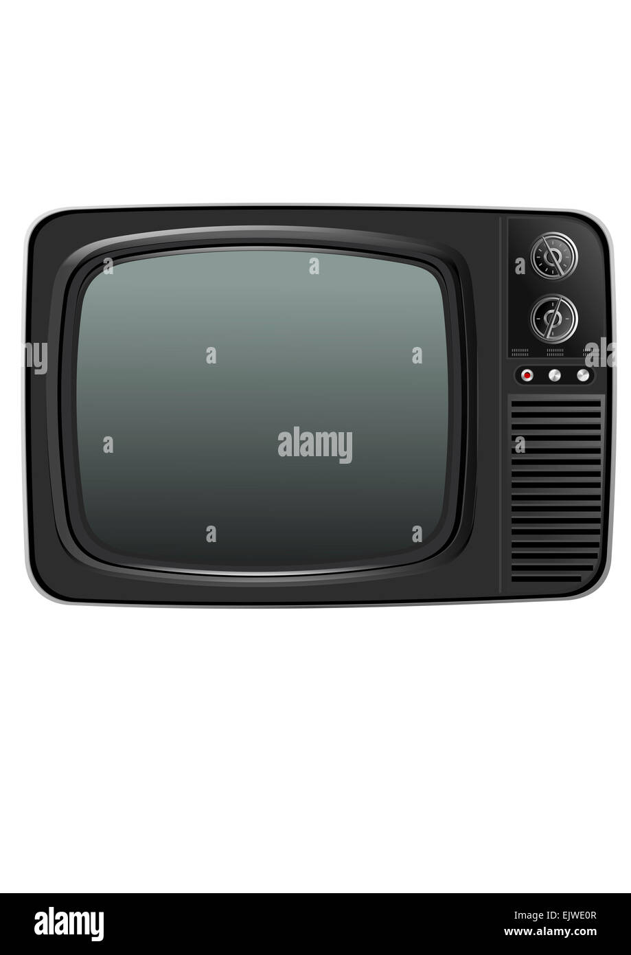 TV flat screen lcd, plasma realistic illustration Stock Photo - Alamy