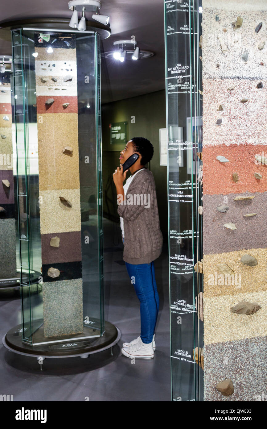 Johannesburg South Africa,Braamfontein,Wits University,University of the Witwatersrand,education,Origins Centre,museum,Paleontology,archeology,display Stock Photo