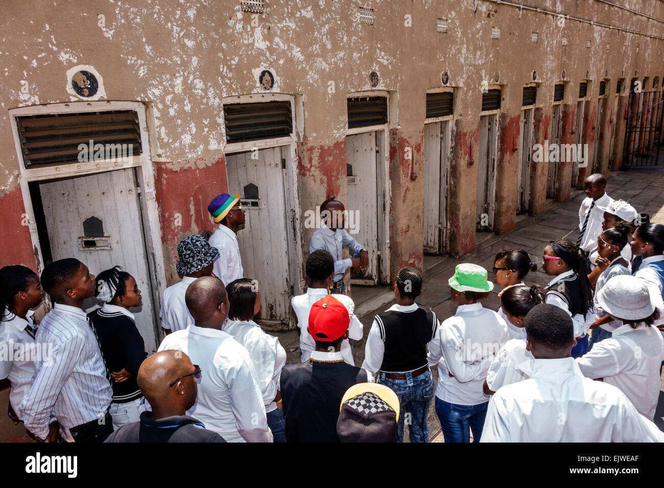 Johannesburg South Africa,Braamfontein,Constitution Hill Museum,National Heritage site,apartheid,racism,history,Old Fort Prison,Number Four,memorial,D Stock Photo