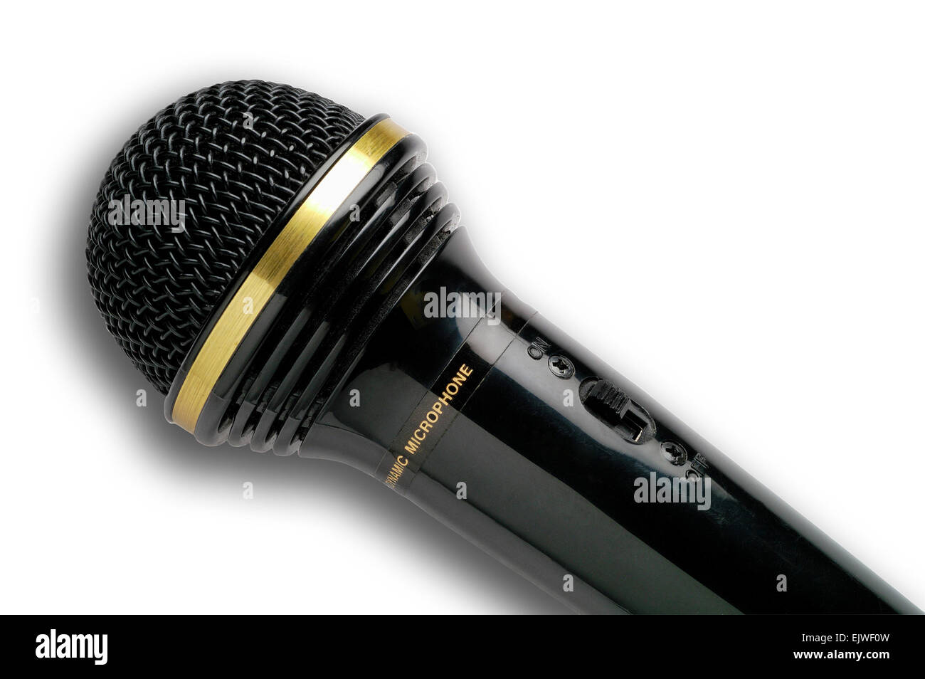 Microphone with clipping path Stock Photo Alamy