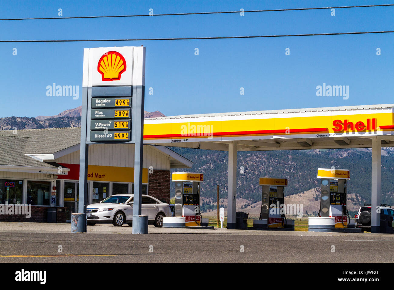 Gas Stations In California >> The Shell Gas Station In Bridgeport California With Very Gas Stations In California >> The Shell Gas Station In Bridgeport California With Very
