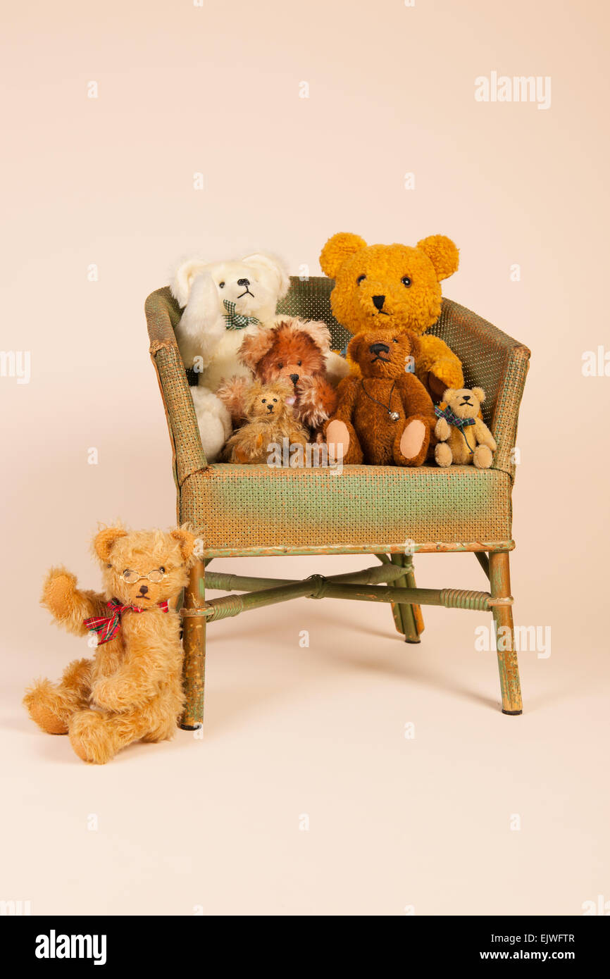 Teddy bears and chair hires stock photography and images Alamy