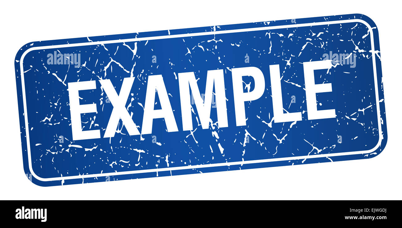 example blue square grunge textured isolated stamp Stock Photo - Alamy
